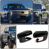 Ford F150 2021-2024 with Signal Hole Gloss Black Side Door Mirror Cover Cap