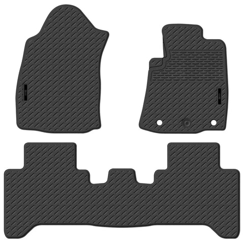 Toyota Hilux TGN121 2015-2019 Full Set Custom Fit Moulded Rubber Floor Mats