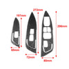 Hyundai Veloster JS (2019-2023) Red Window Lift Switch Cover Trim
