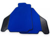 Ferrari F430 (2004-2009) | AutoWin Brand, Carbon Fiber Leather Blue Floor Mats