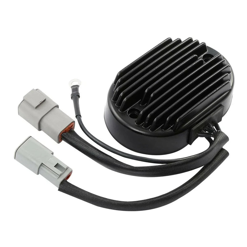 Harley Softail Deluxe Fatboy Black Voltage Regulator Rectifier (2007)