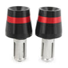 Harley BMW Ducati Honda - Red 26mm Handlebar Grips (Fits Various Models)