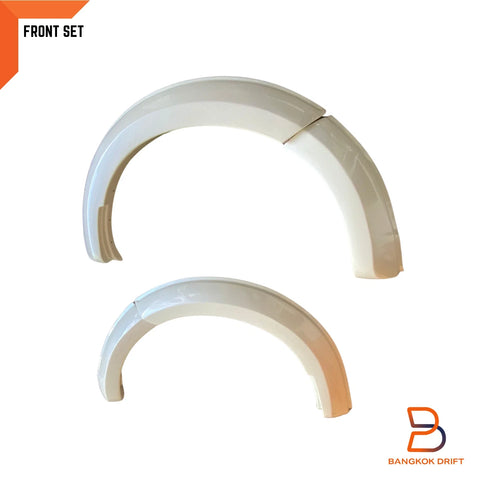 Nissan Navara NP300 Widebody White Front Fender Flares (2015-2019)