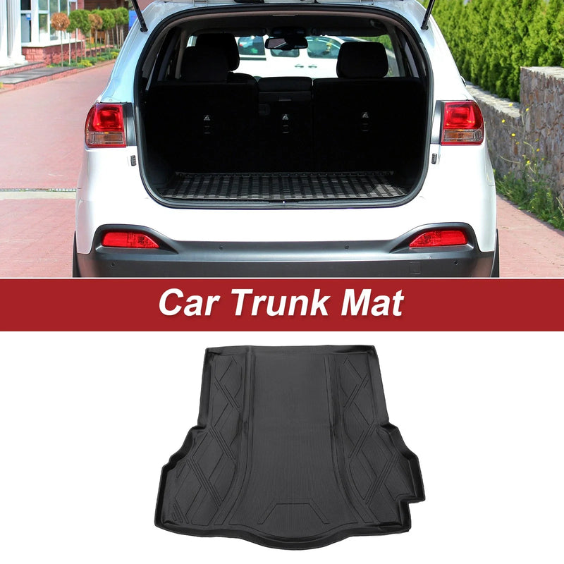 Ford Fusion (2017-2020) Diamond Pattern TPE Cargo Liner Rear Trunk Mat