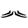 Alfa Romeo Stelvio Gloss Black Front Bumper Side Air Vent Trims (17-25)