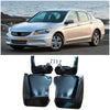 Honda Accord Sedan Glossy Black Fender Mud Flaps Splash Guards (2008-2012)