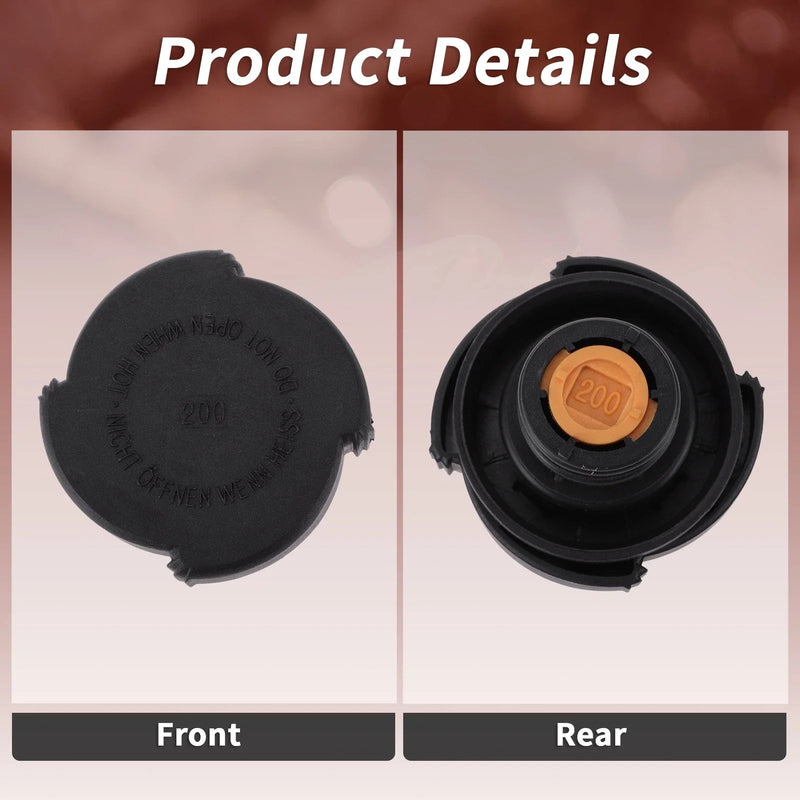 BMW 3 Series (1987-1993) Black Coolant Cap