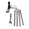 Car RGB Music Voice Control Floor Atmosphere Light
