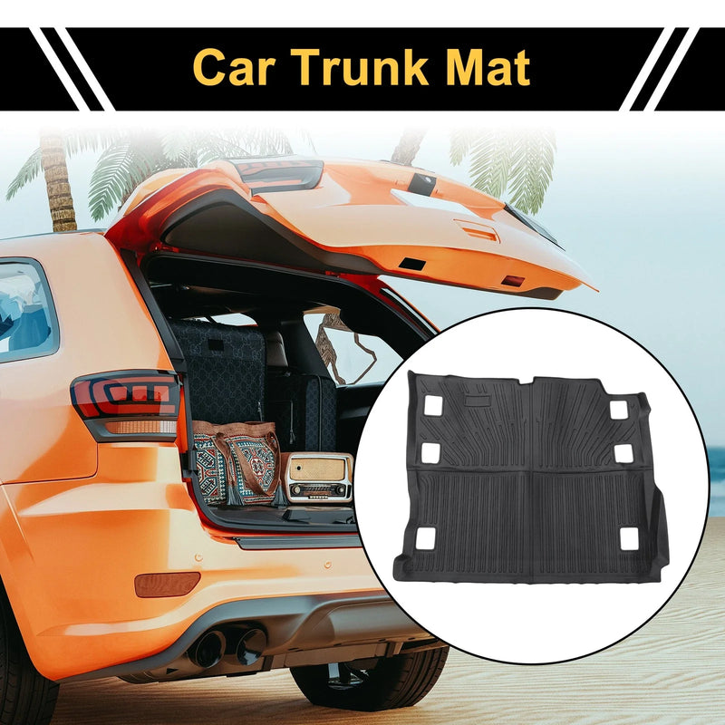 Jeep Wrangler JL (2018-2024) Stripe Pattern TPE Cargo Liner Rear Trunk Mat