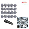 Cars Lug Nut Covers 20Pcs White Rhinestone