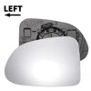 Hyundai Left Driver Side White Mirror Glass with Back