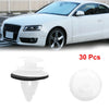 BMW 30 Pcs 9mm White Plastic Rivets Clips Bumper Fastener