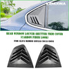 Alfa Romeo Giulia 2 x Carbon Look Rear Side Window Louvers (2015-2024)
