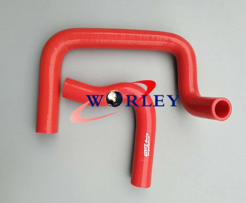 Datsun 1200 1000 120Y B210 UTE Red Silicone Radiator Hose (1970-1978)