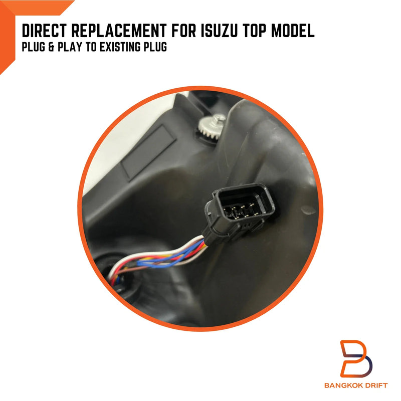 Isuzu D-Max LED Projector Headlight DRL Welcome Lamp (2024-2026)