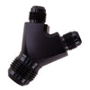 Car Hot 3-Way Y Block Fitting Coupler Adapter Male AN10 to 2 x AN6