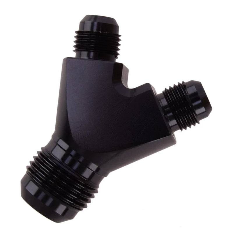 Car Hot 3-Way Y Block Fitting Coupler Adapter Male AN10 to 2 x AN6