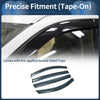 Toyota Sienna Side Window Vent Visor Black Window Deflectors (2021–2024)