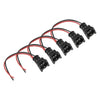 Car EV1 5 x Fuel Injector Connector Pigtail Harness Socket Plug