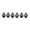 Bicycle Motorcycle 6pcs M6x20mm Titanium Torx Head Flange Screws