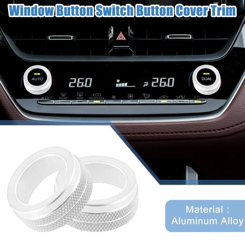 Toyota Corolla AC Control Switch Knob Cover Set of 2 (2020-2022)