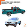Holden Rodeo Space Cab LH & RH Glass Weatherstrip Rubber Seal (88-02)