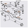Landcruiser HZJ105 FZJ105 Front or Rear Sway Bar Link + Pin Bush