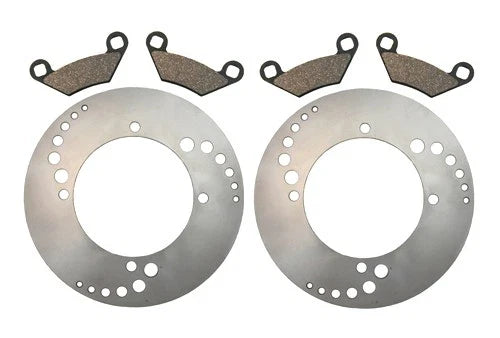 Polaris Sportsman 850 2 x Disc Brake Rotors & Semi-Metallic Pads (2009–2021)