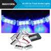 Car Truck Grill Lamp LED Red/Blue Strobe Lights