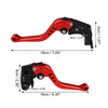 Kawasaki Red 2 x Brake Clutch Levers Adjustable Folding CNC