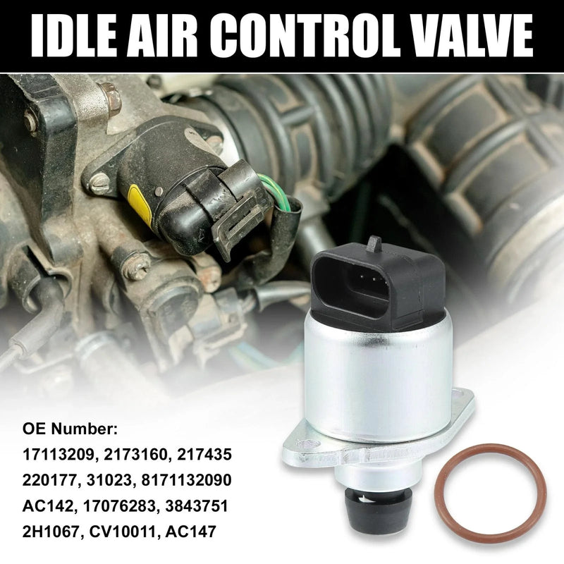 Chevy Silver Tone Gasket Replacement Idle Air Control Valve