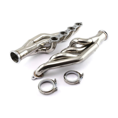 Chevy GM LS 4.8 5.3 6.0 Stainless Steel Turbo Exhaust Headers 1 3/4"