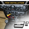 Jeep Dashboard Center Console Window Control Panel Cover