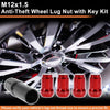 Honda, Toyota M12x1.5 Tire Wheel Locking Nut Set with Socket Key (2010-2023)