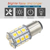 Marine Boat 4 x 27SMD BA15D Red LED Light Bulbs (1004, 1076, 1142)