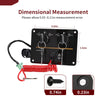 Yamaha Outboard 12V Dual Engine Key Switch Panel