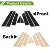 Nissan Murano 8 Pcs Black Pillar Window Trim (2015-2023)