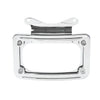 Harley Street Glide Chrome Rear License Plate Bracket (2010-2023)