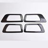 Toyota Highlander 4x Carbon Fiber Inner Door Bowl Cover Trim (2017–2019)