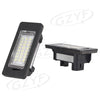 BMW E82 E90 F10 F25 LED License Plate Lights Clear Lens (2007-2017)