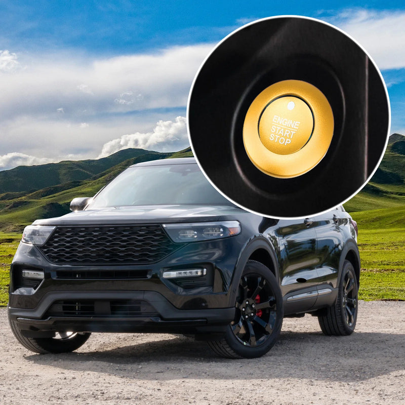 Ford Explorer Aluminum Alloy Push to Start/Stop Button Cover (2020-2023)