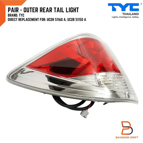 Mazda BT-50 BT50 Ute TYC  LH RH Outer Tail Light (2012-2015)