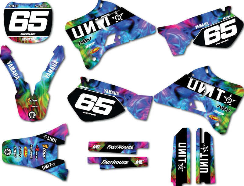 Yamaha YZ 250 Custom Graphics Decal Kit (1996-2001)