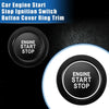 Toyota Highlander (2020-2022) Black Engine Start Stop Button Cover