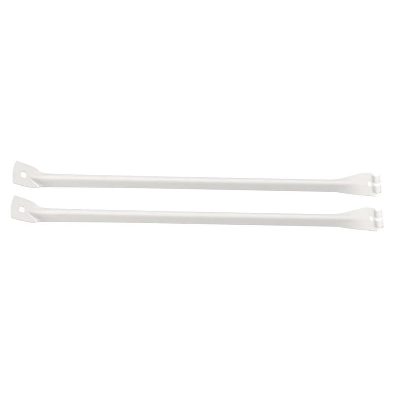 Closet Shelf 12-Inch White Metal Support Brackets