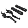 Daytona 675 CNC Black Extendable Brake Clutch Levers & Grips (2006-2018)