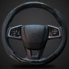 Car SUV 38cm PU Leather Steering Wheel Cover