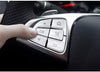 Benz C GLC C200 C350 C300 12pcs Steering Wheel Remote Buttons Cover Trim