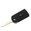 MAZDA 3 5 6 2 Buttons FOB Flip Key Shell Cover fit