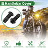 Motorcycle Bar Throttle TPU Black 7/8 22mm Hand Grips Cover Kit